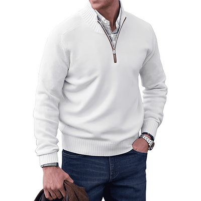 Noah | Eleganter Pullover mit Reißverschluss