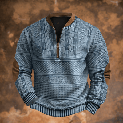 kevin | Pullover mit Reißverschlussdetail