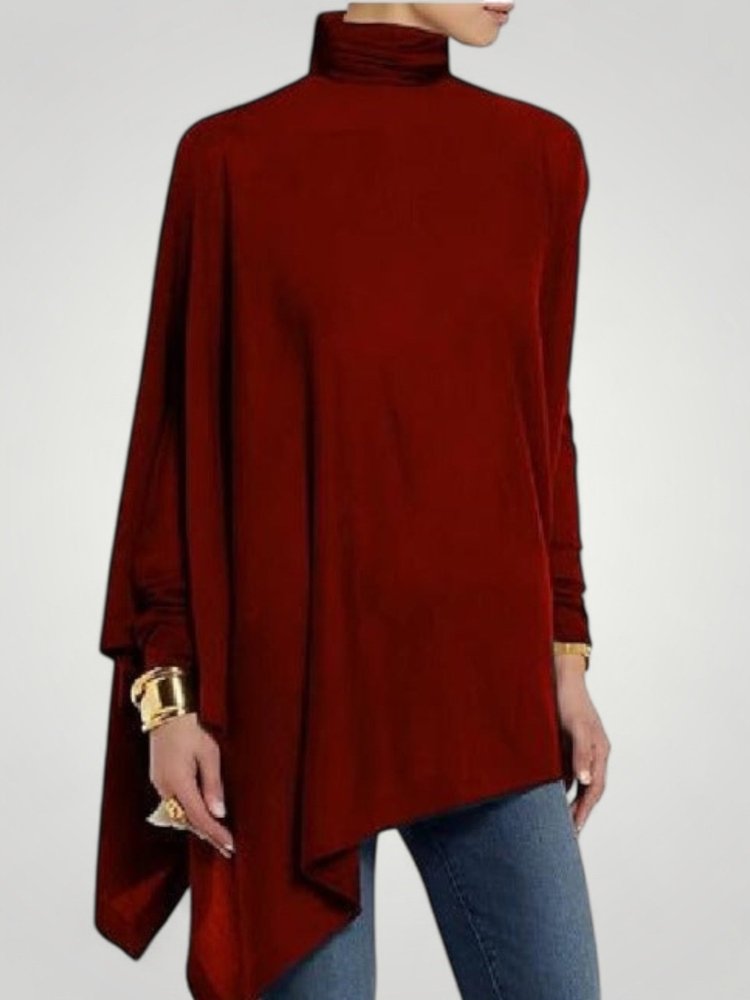 Almut | Asymmetrisches Langarm-Oberteil mit Eleganz