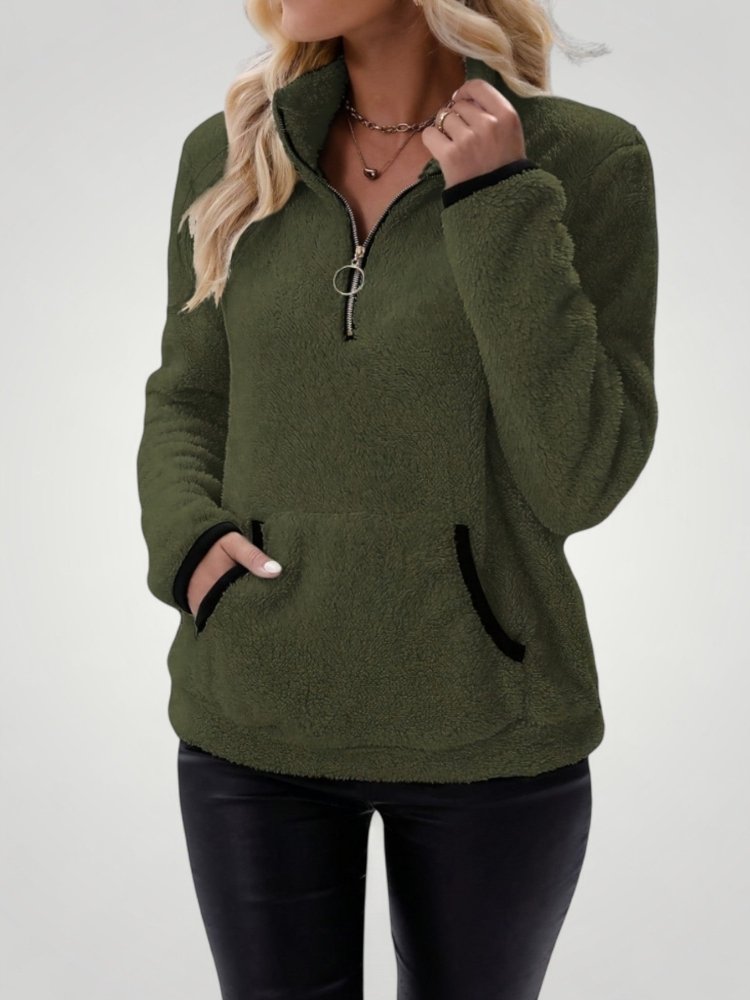 gesine | Bequemer Pullover mit Praktischen Taschen