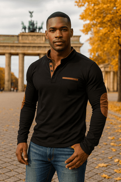 Heiner | Herren V-Ausschnitt Sweatshirt