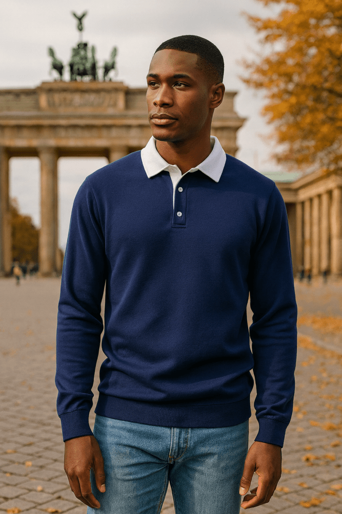 Raphael | Klassisches Rugby-Poloshirt für Herren