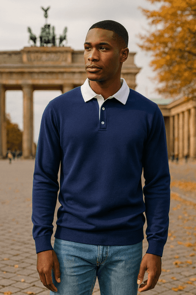 Raphael | Klassisches Rugby-Poloshirt für Herren