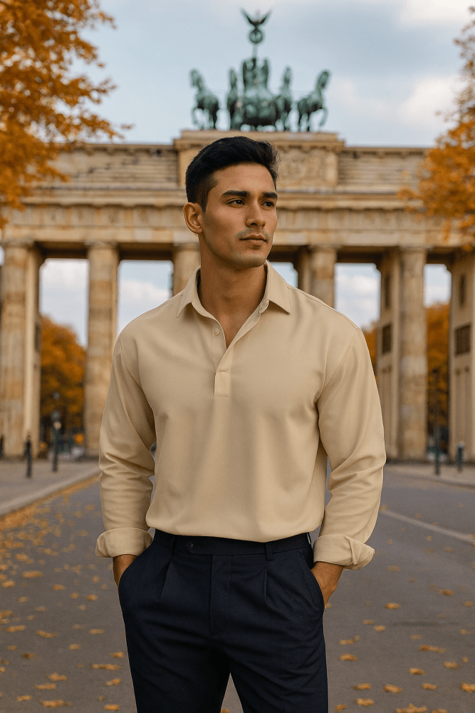 Tristan | Langarm-Polo für Herren