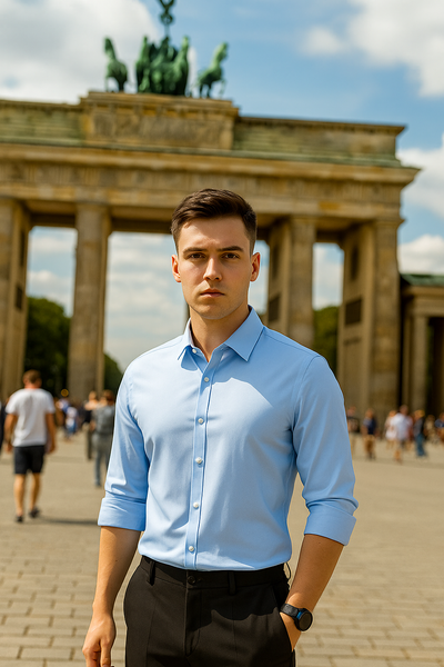 Lukas | Knitterfreies Stretchhemd für Herren (1+1 GRATIS)