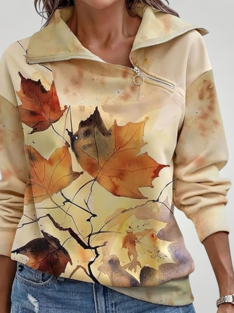 Elke-Marie | Eleganter Floralpullover für jeden Anlass