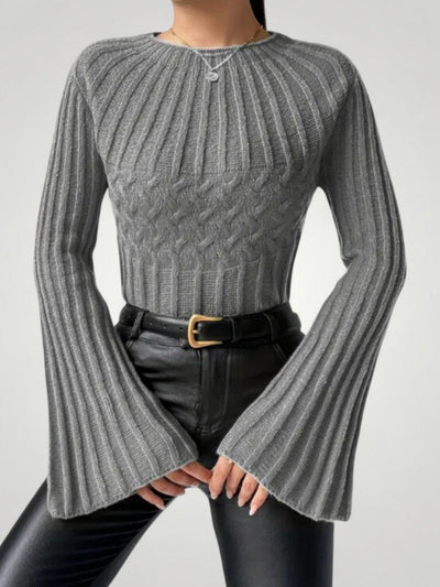 Viktoria-luise | Eleganter Pullover mit Ausgestellten Ärmeln