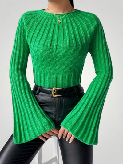 Viktoria-luise | Eleganter Pullover mit Ausgestellten Ärmeln