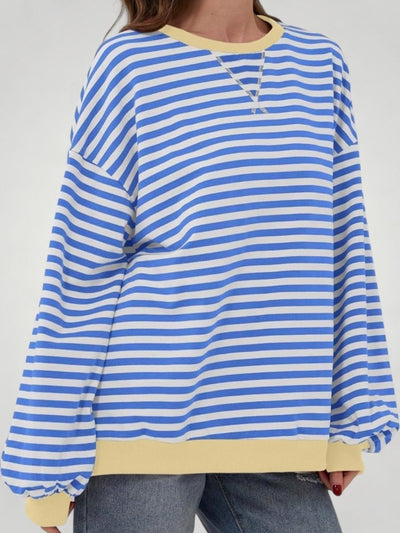 Ilsa | Gestreifter Oversized Pullover für Komfort