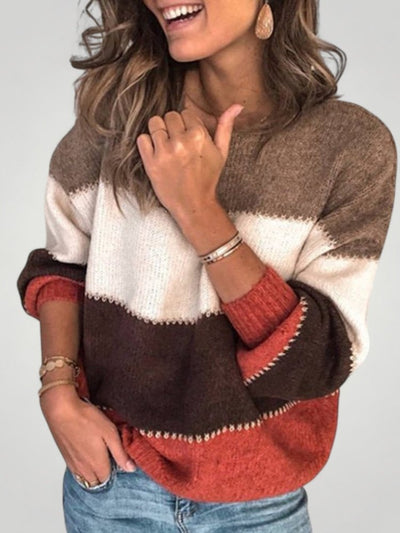 Jorinde | Gestreifter Pullover für Elegante Anlässe