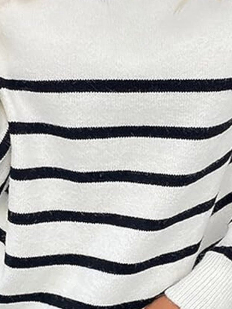 Karoline | Gestreifter Pullover für Eleganz und Komfort