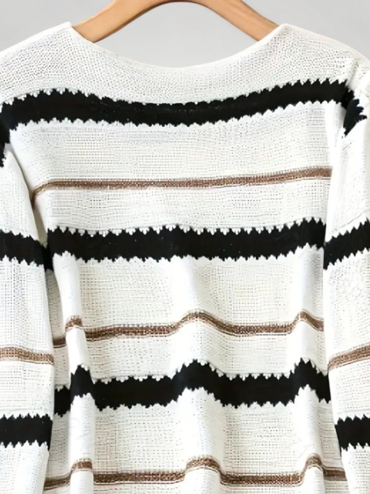 Leonie-Marie | Gestreifter Pullover mit Elegantem Schnitt