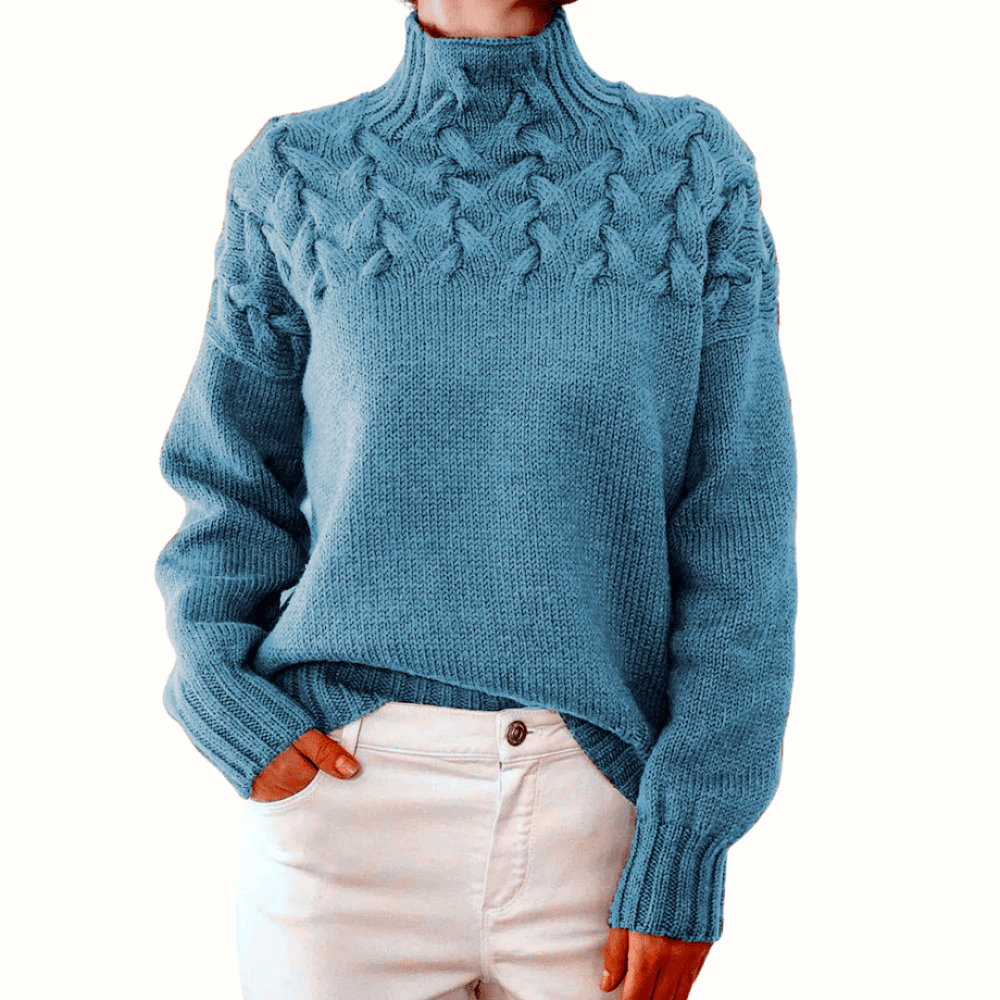 Annelind | Gemütlicher Rollkragen-Strickpullover