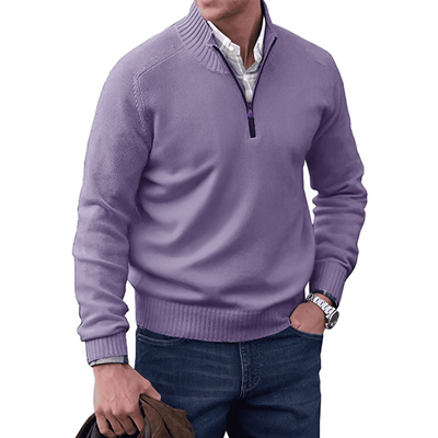 Noah | Eleganter Pullover mit Reißverschluss