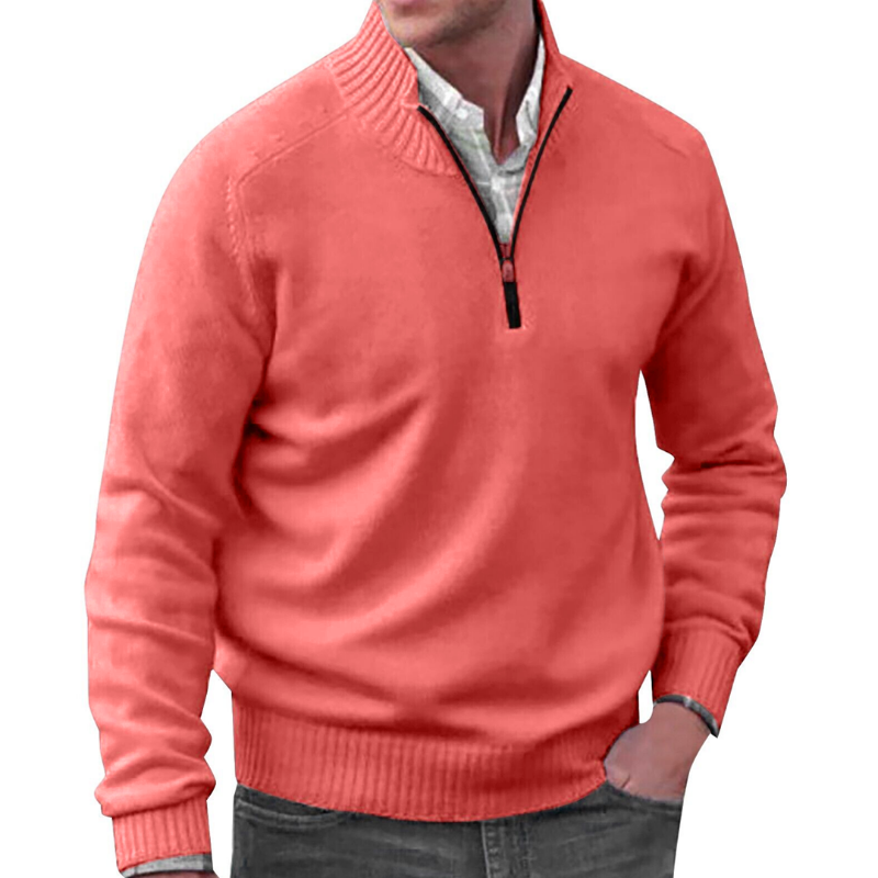 Noah | Eleganter Pullover mit Reißverschluss