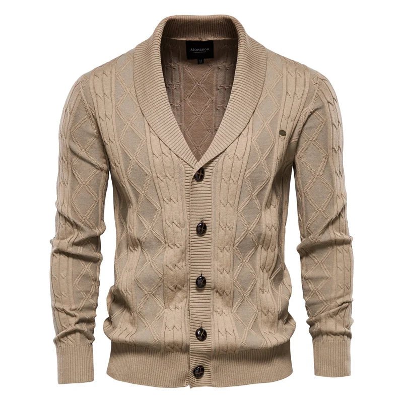 Waldemar | Herren-Cardigan mit Knopfleiste