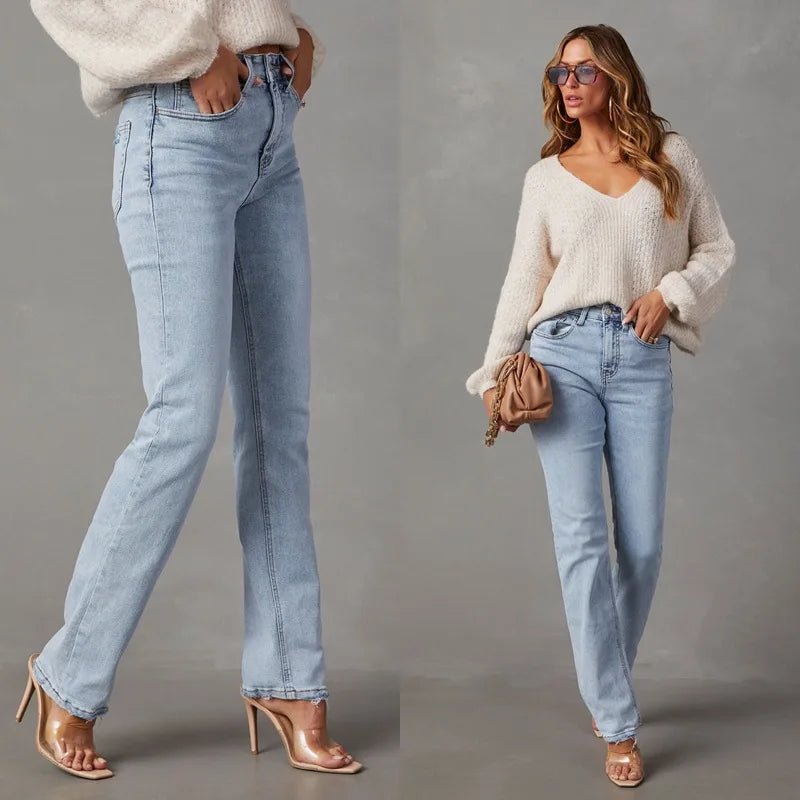 Alice | Gerade Denim-Hose