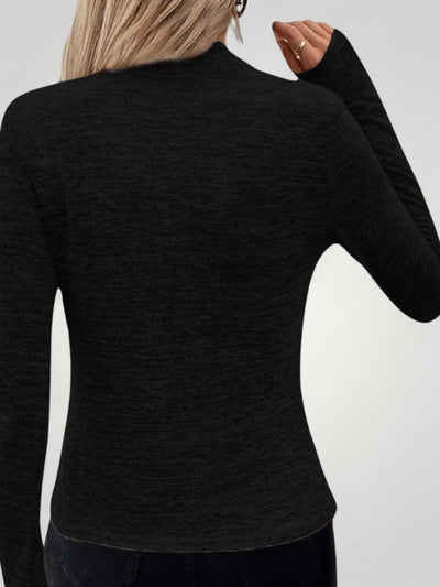 Caren | Asymmetrischer Pullover mit Reißverschluss für Frauen