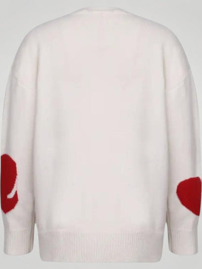 Fenja | Bunter Pullover mit Herzmotiv für Frauen