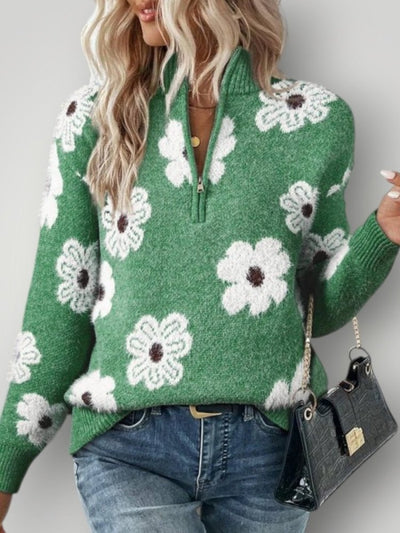 Maren | Damenpullover mit Reißverschluss für Komfort