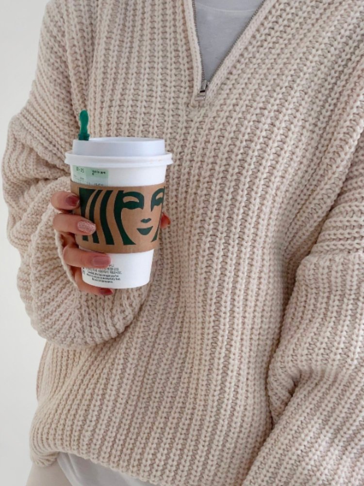 Wencke | Eleganter Damenpullover mit Gefaltetem Kragen