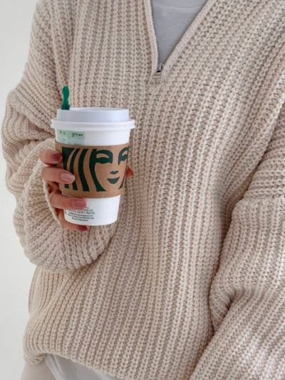 Wencke | Eleganter Damenpullover mit Gefaltetem Kragen