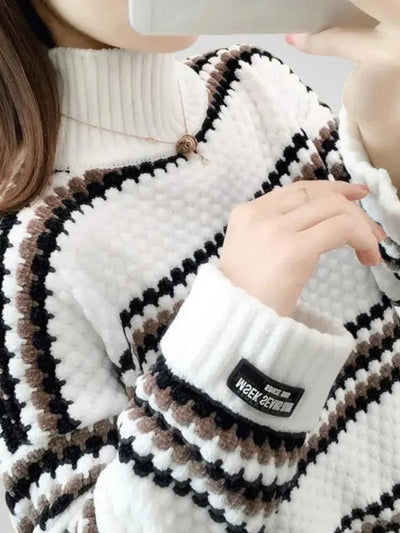 Neele | Eleganter Kragenpullover für Wintertage