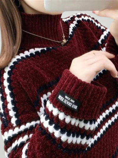 Neele | Eleganter Kragenpullover für Wintertage