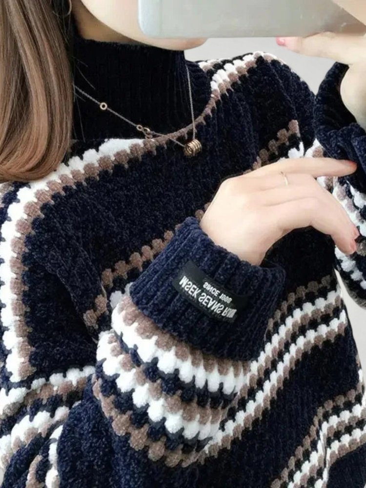 Neele | Eleganter Kragenpullover für Wintertage