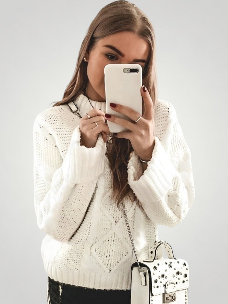 Lore | Eleganter Pullover mit Laternenärmeln und Komfort