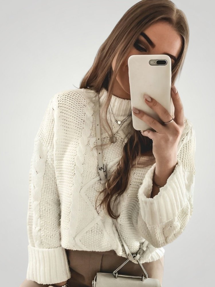 Lore | Eleganter Pullover mit Laternenärmeln und Komfort