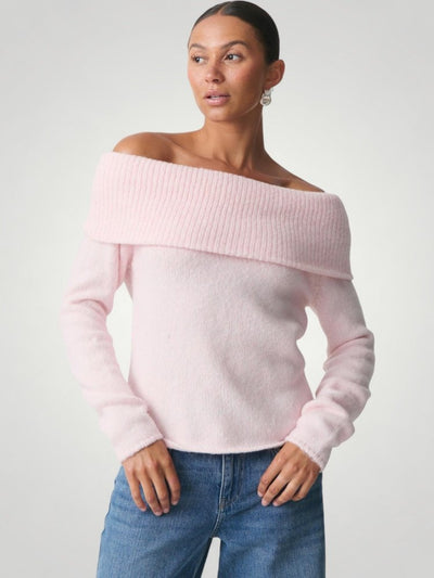 Oda | Eleganter Pullover mit Off-Shoulder Design