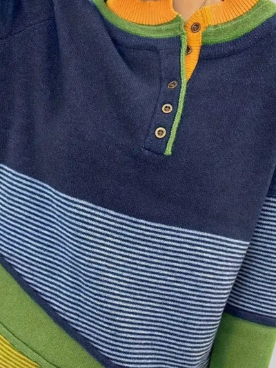 Nadja | Gestreifter Pullover mit Eleganten Details