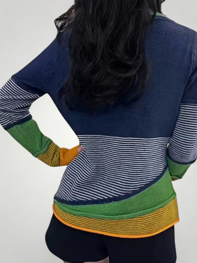 Nadja | Gestreifter Pullover mit Eleganten Details