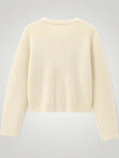 Philine | Gestrickter Pullover mit Charmanten Knotendetails