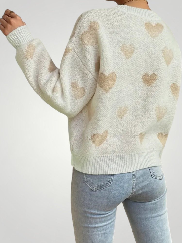 Theresia | Herzmuster Pullover für Elegante Anlässe