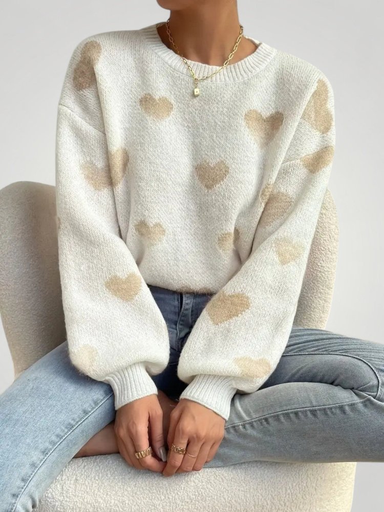 Theresia | Herzmuster Pullover für Elegante Anlässe