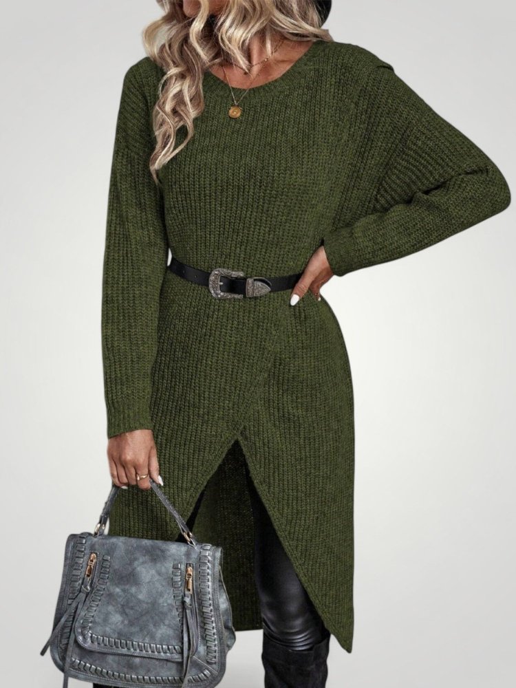 Xenia | Klassischer Longline-Pullover für Damen mit Bequemlichkeit