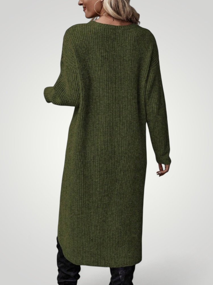 Xenia | Klassischer Longline-Pullover für Damen mit Bequemlichkeit