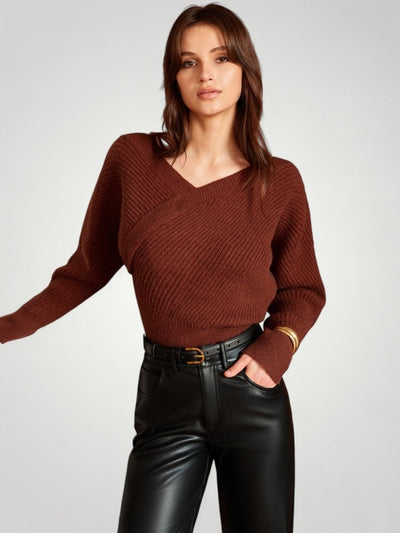 Amalinde | Langer Pullover mit Asymmetrischem Design