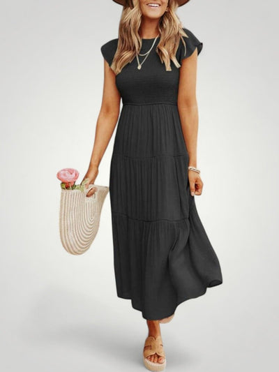 Cordula | Luftiges Plissiertes Sommerkleid für Elegante Tage