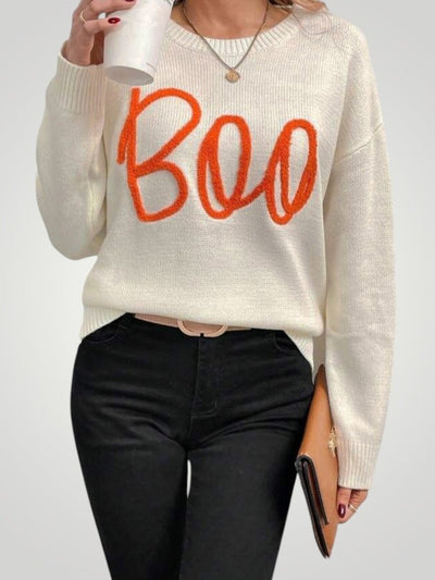 Lisbeth | Rippstrickpullover Damen mit Drop-Schulter für Komfort