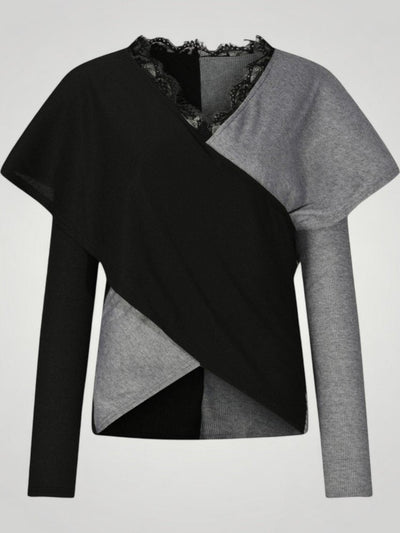 Margaretha | Schicker Pullover mit Kreuzmotiv für Damen