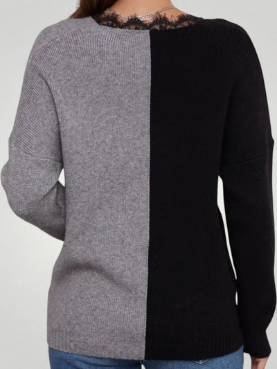 Margaretha | Schicker Pullover mit Kreuzmotiv für Damen