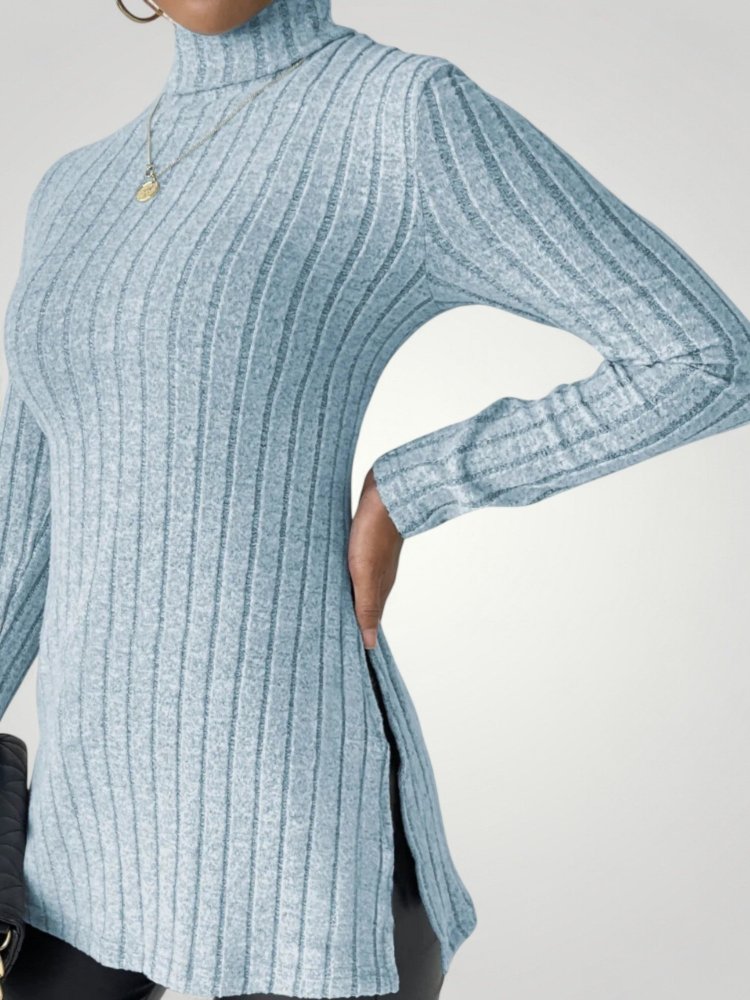 Nicoline | Schwarzer Rollkragenpullover Damen für Eleganz