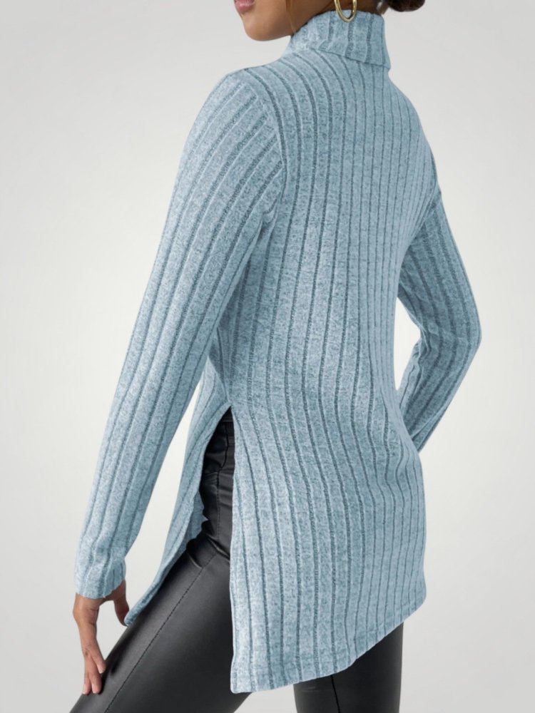 Nicoline | Schwarzer Rollkragenpullover Damen für Eleganz