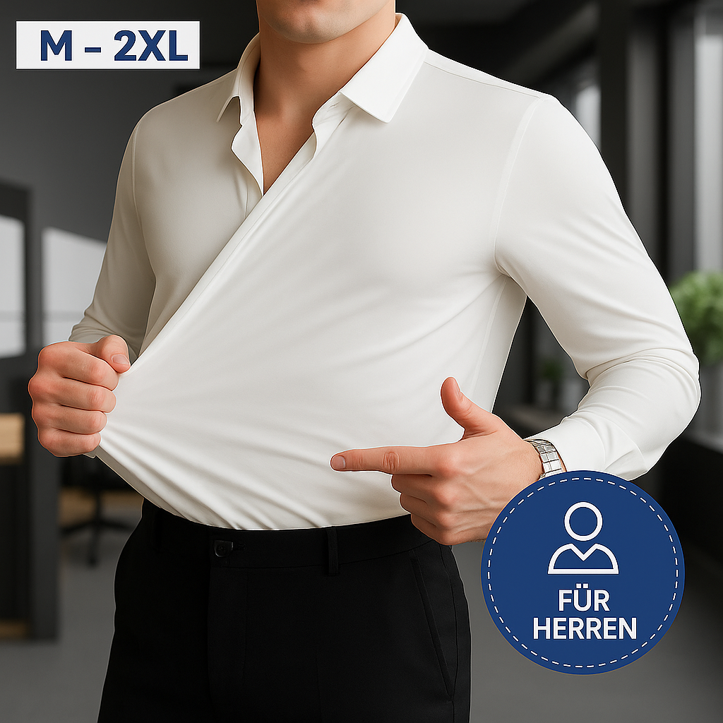 Lukas | Knitterfreies Stretchhemd für Herren (1+1 GRATIS)