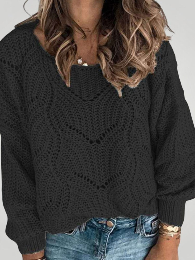 Sibyl | Strukturpullover mit Eleganz und Komfort