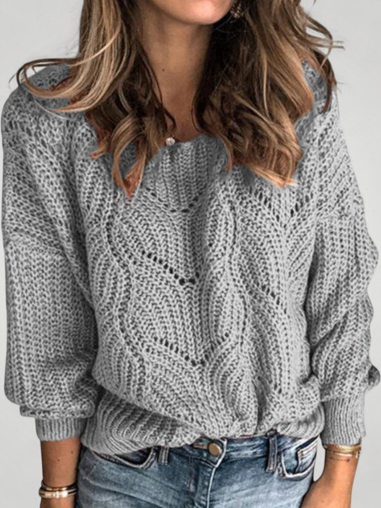 Sibyl | Strukturpullover mit Eleganz und Komfort