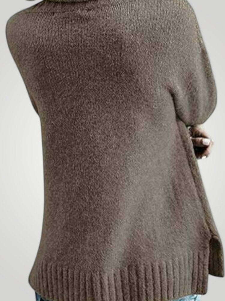 Ursina | Übergroßer Rollkragenpullover für Damen - Stilvoller Komfort